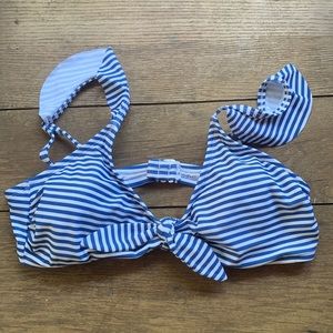 Kona Sol Striped Bikini Top